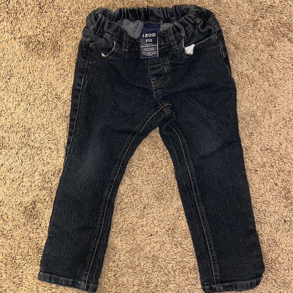 🐣 3 for $12! 2t Toddler Boy Jeans Adjustable Waist 2t IZOD toddler pants jeans - Picture 2 of 4